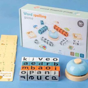 Super Quality Wooden Word Spelling Game (With Bell)
