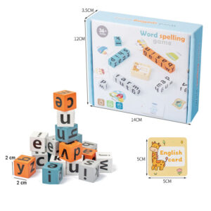 Super Quality Wooden Word Spelling Game (Without Bell)